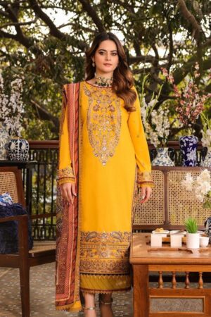 Zarq Barq By Asim Jofa Embroidered Cambric Suits Unstitched